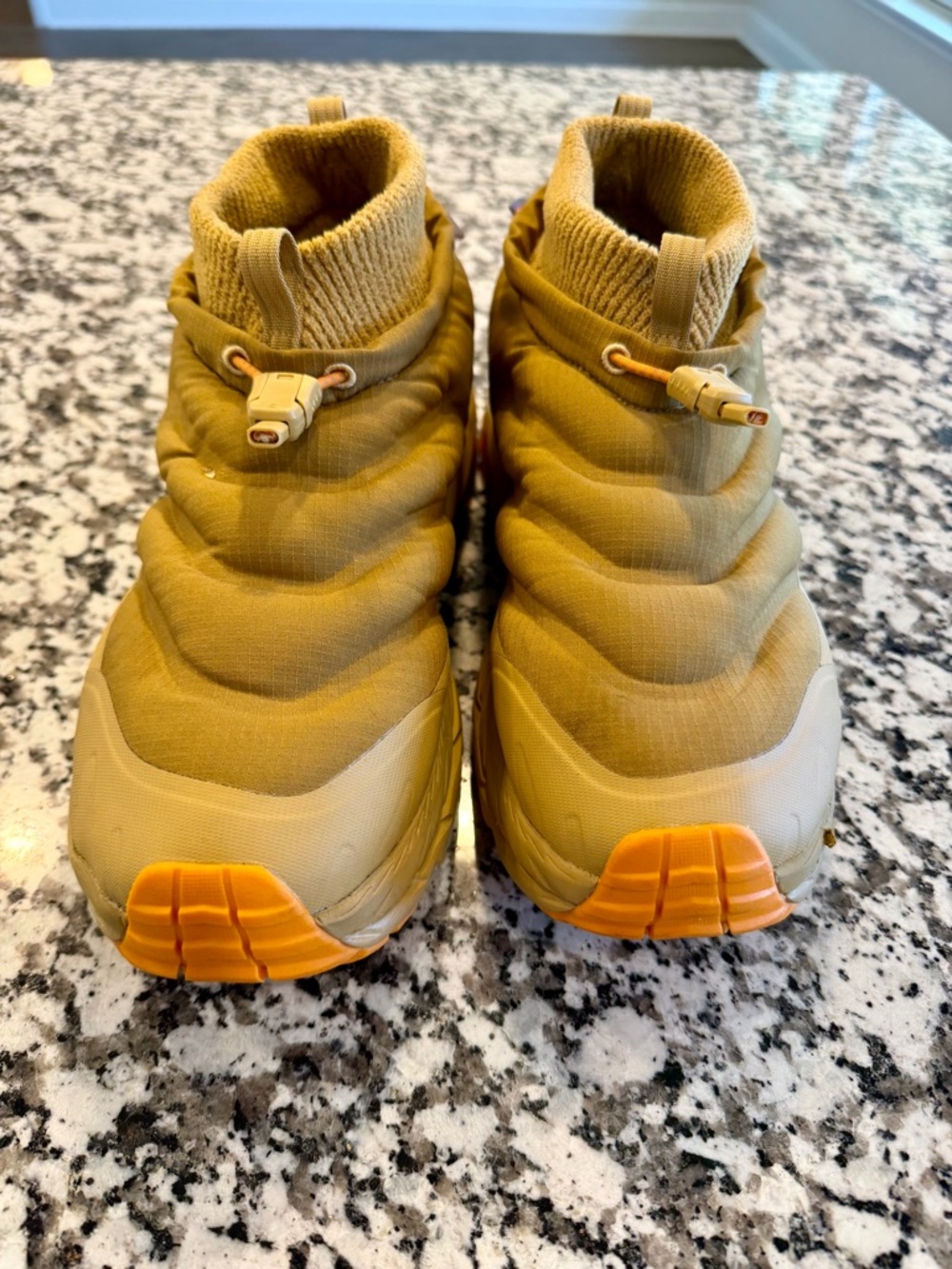 Hoka One One Men's Tan and Orange Rain & Snow Boots - Picture 8 of 15